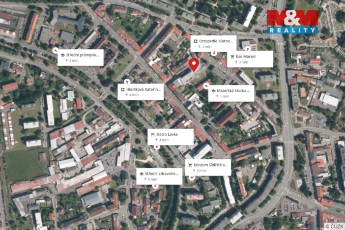 Prodej bytu 2+1, Klatovy - Klatovy II, Vaňkova, 52 m2