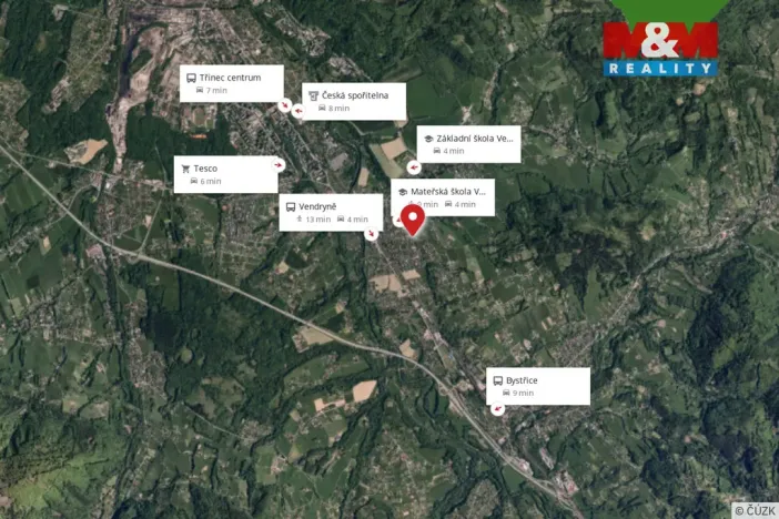 Prodej pozemku pro bydlení, Vendryně, 2573 m2