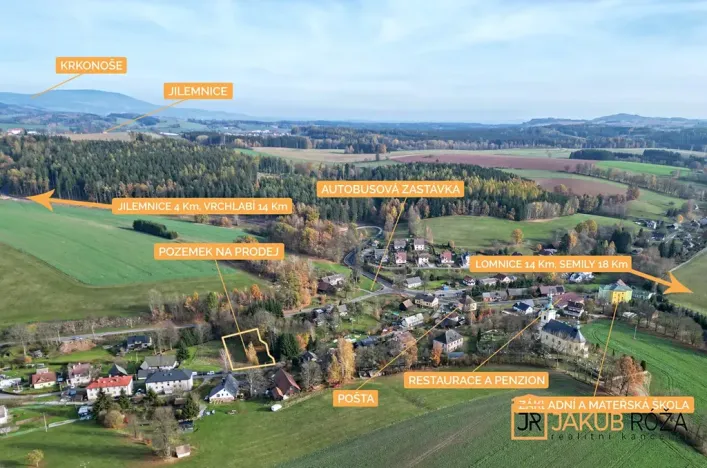 Prodej pozemku pro bydlení, Mříčná, 1989 m2