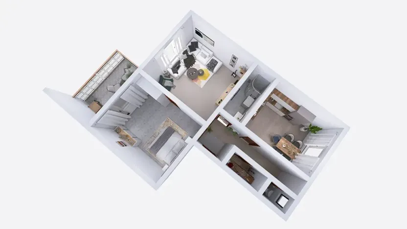 Prodej bytu 2+1, České Budějovice, Pekárenská, 63 m2