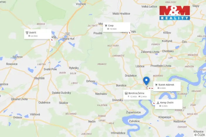 Prodej chaty, Borotice - Čelina, 24 m2