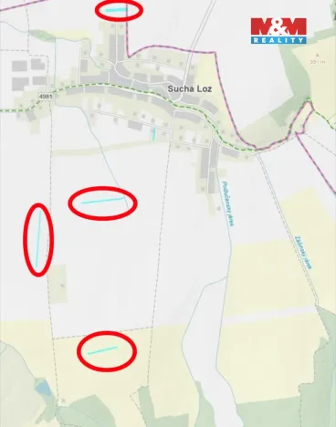 Prodej pole, Suchá Loz, 8377 m2