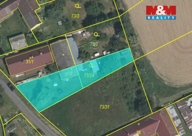 Prodej pozemku pro bydlení, Čížová - Topělec, 558 m2