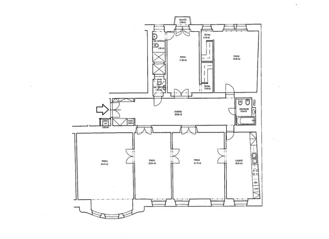 Pronájem bytu 5+1, Praha - Staré Město, Na Perštýně, 197 m2