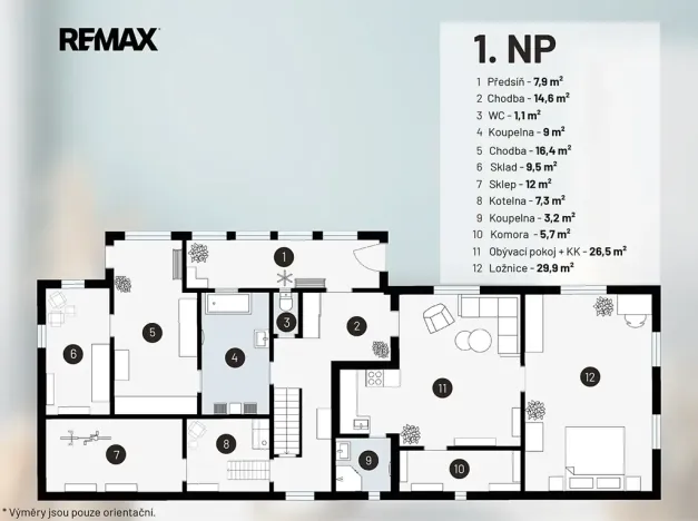 Prodej rodinného domu, Zlosyň, 307 m2