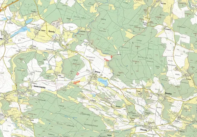 Prodej louky, Drhovy, 36497 m2