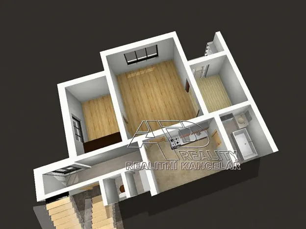 Pronájem bytu 2+1, České Budějovice, 70 m2