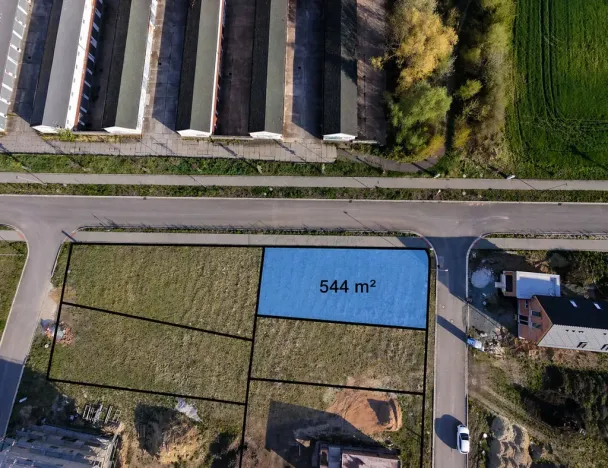 Prodej pozemku, Kroměříž, 544 m2