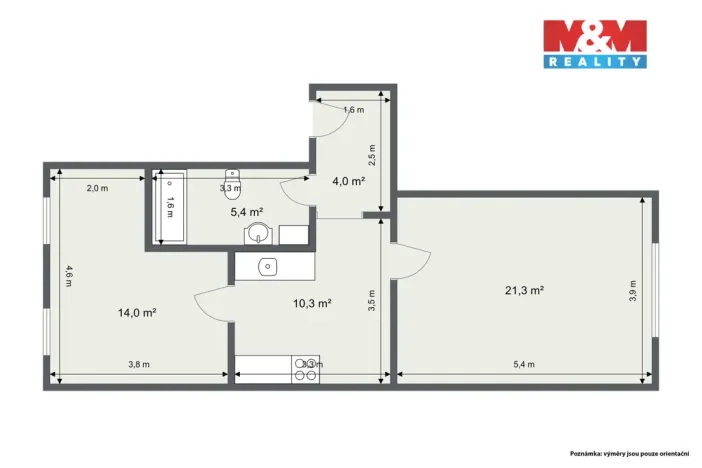 Prodej bytu 2+1, Karlovy Vary - Rybáře, Sokolovská, 77 m2
