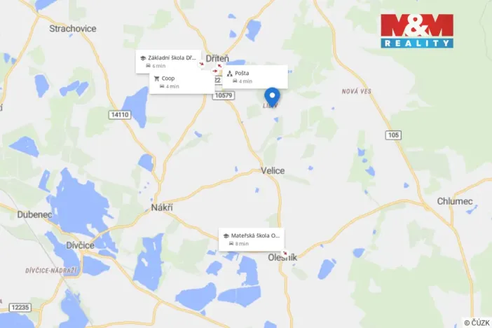 Prodej pozemku pro bydlení, Dříteň - Libív, 4001 m2