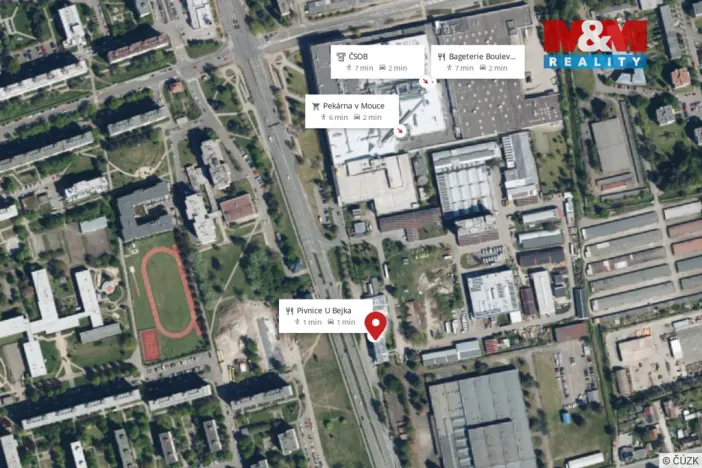 Pronájem kanceláře, Hradec Králové - Nový Hradec Králové, Brněnská, 19 m2