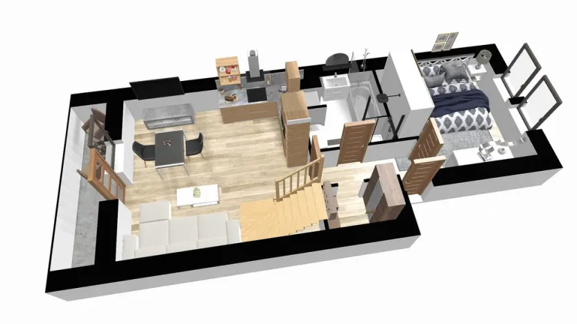 Prodej bytu 3+kk, Velešovice, 71 m2