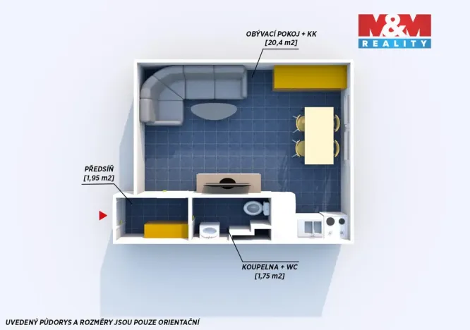 Prodej bytu 1+kk, Plzeň - Jižní Předměstí, 25 m2