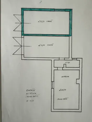 Prodej rodinného domu, Červené Pečky, Dobešovice, 354 m2