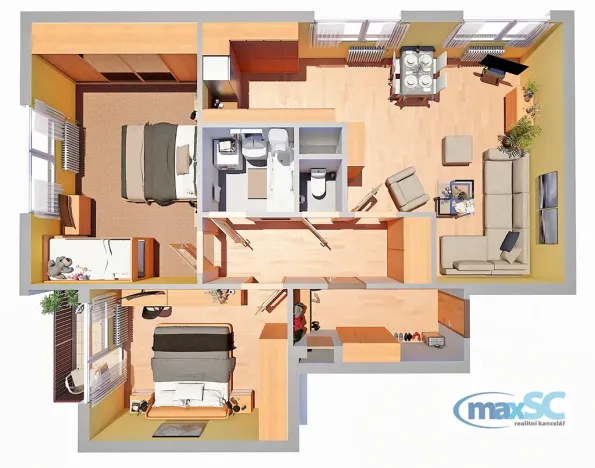 Prodej bytu 3+kk, Býšť, 77 m2