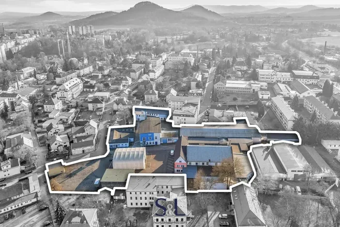 Prodej výrobních prostor, Nový Bor, Sklářská, 6477 m2