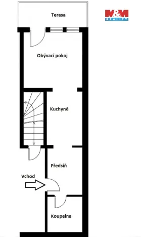 Pronájem bytu 1+kk, Liberec - Liberec I-Staré Město, Železná, 30 m2