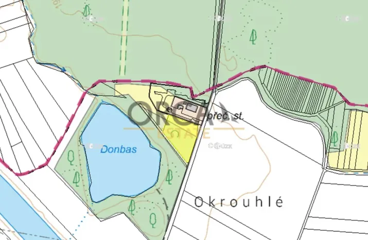 Prodej louky, Bezměrov, 3812 m2