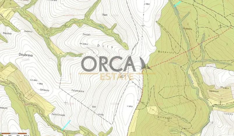 Prodej pole, Mistřice, 3576 m2