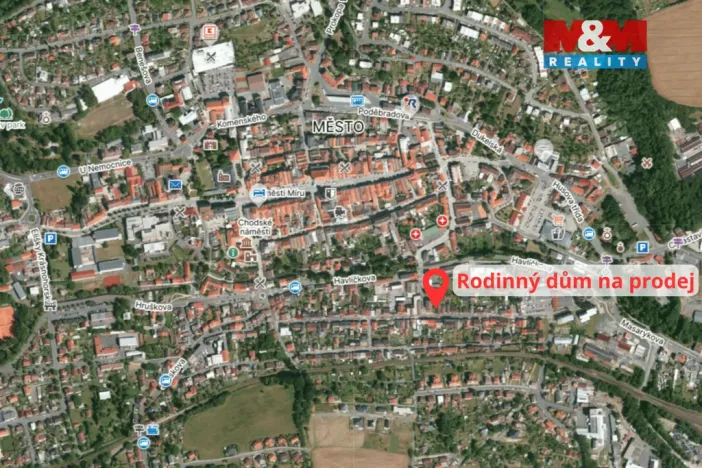 Prodej rodinného domu, Domažlice - Bezděkovské Předměstí, Žižkova, 85 m2