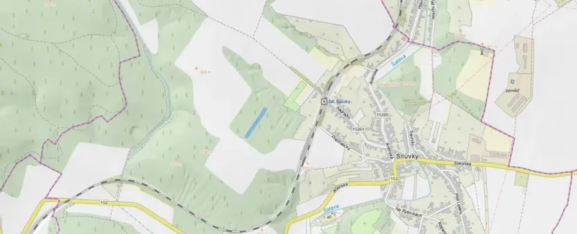 Prodej lesa, Silůvky, 2829 m2