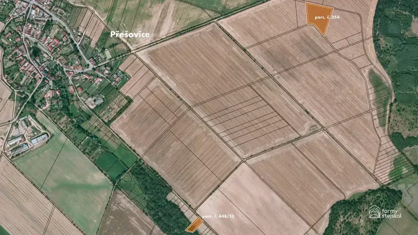 Prodej pole, Přešovice, 167268 m2