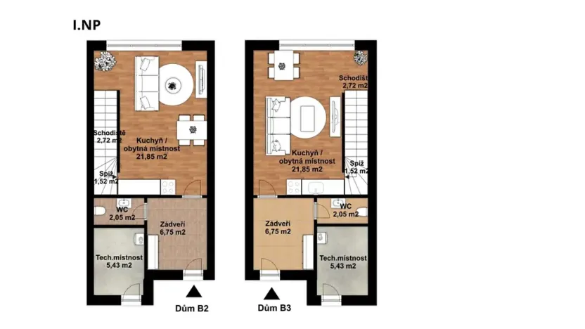 Prodej rodinného domu, České Budějovice, 75 m2