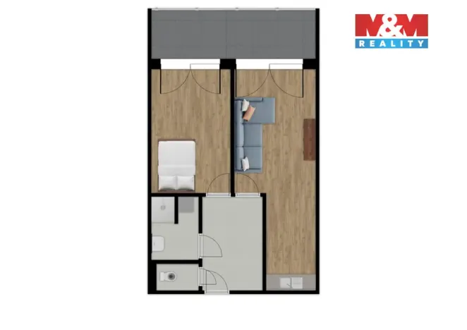 Prodej bytu 2+kk, Lázně Bělohrad, Zámecká, 46 m2