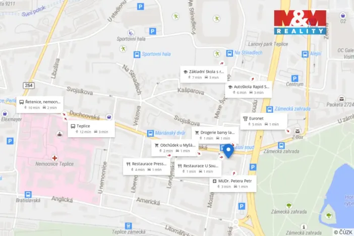 Prodej bytu 3+kk, Teplice, Duchcovská, 191 m2