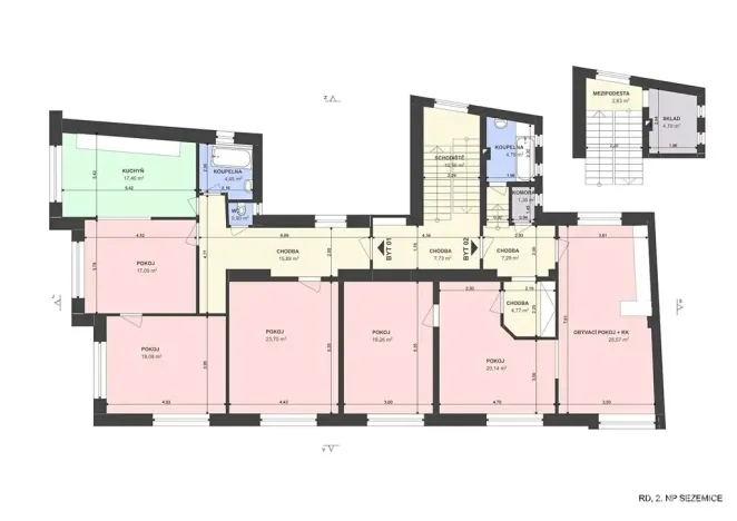 Prodej rodinného domu, Sezemice, Jungmannova, 690 m2