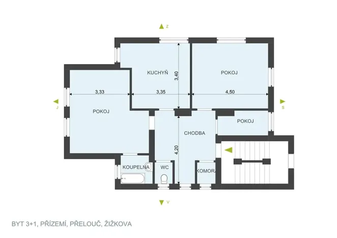 Prodej rodinného domu, Přelouč, Žižkova, 170 m2