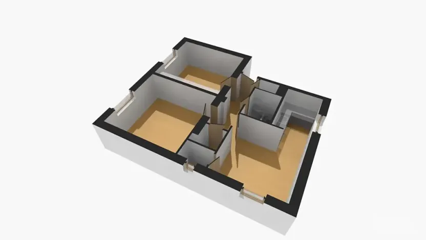 Prodej bytu 2+1, Přelouč, 63 m2