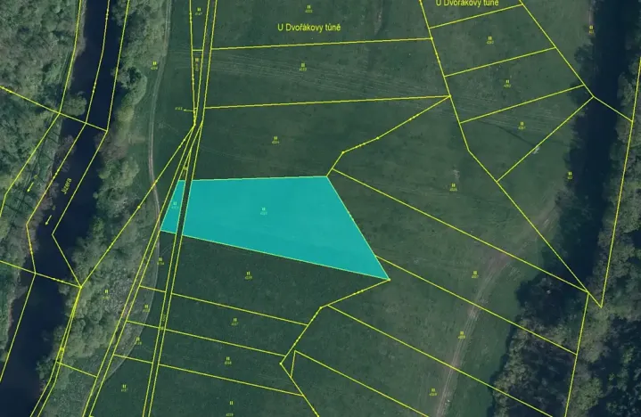 Prodej louky, Brodce, 4955 m2