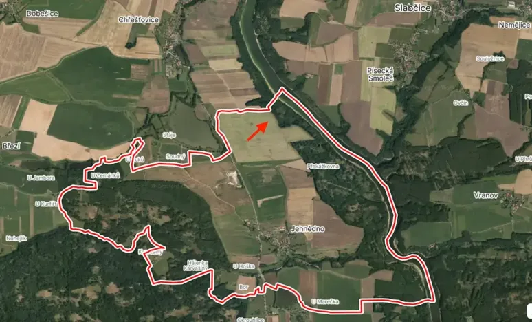 Prodej pole, Albrechtice nad Vltavou, 28432 m2