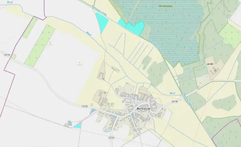 Prodej pole, Borkovice, 37657 m2