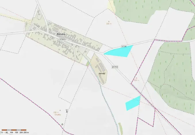 Prodej pole, Bílsko, 30641 m2