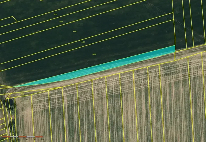 Prodej pole, Hradčovice, 1372 m2