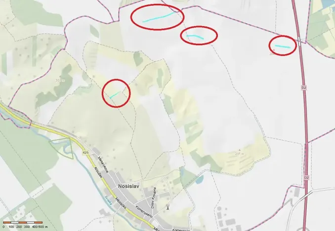 Prodej pole, Nosislav, 9949 m2