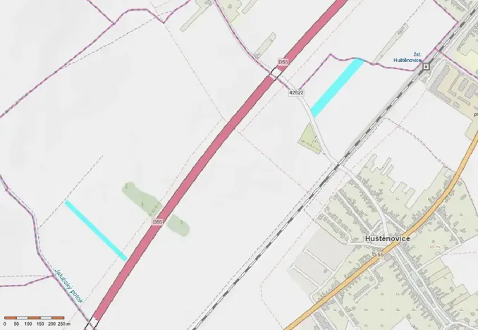 Prodej pole, Huštěnovice, 17443 m2