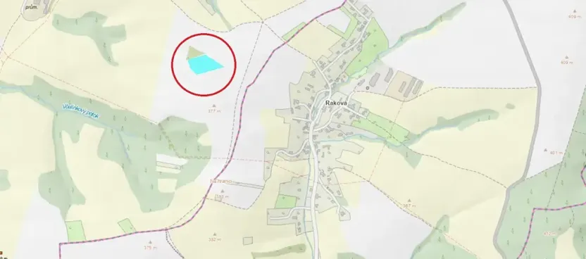 Prodej pole, Slušovice, 7591 m2