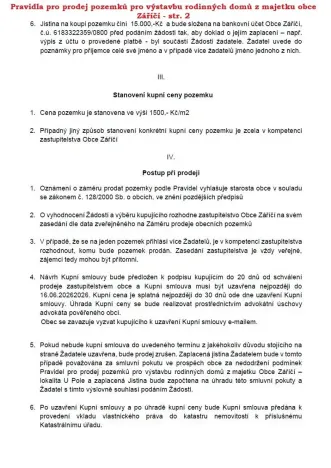 Prodej pozemku pro bydlení, Záříčí, 847 m2