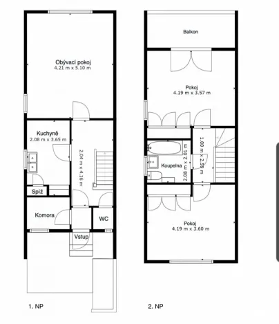 Prodej bytu 3+1, Praha - Strašnice, Dvouletky, 86 m2