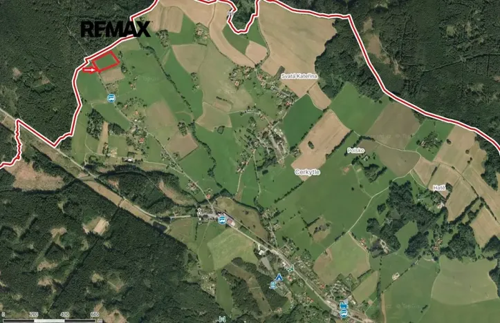 Prodej pozemku pro bydlení, Borová, 7429 m2