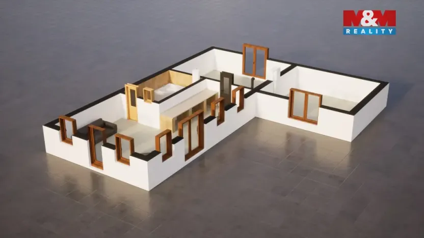 Prodej rodinného domu, Kyškovice, 85 m2