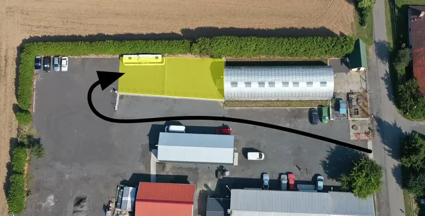 Pronájem komerčního pozemku, Malotice, 350 m2