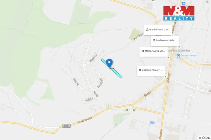 Prodej zahrady, Drásov, 2564 m2