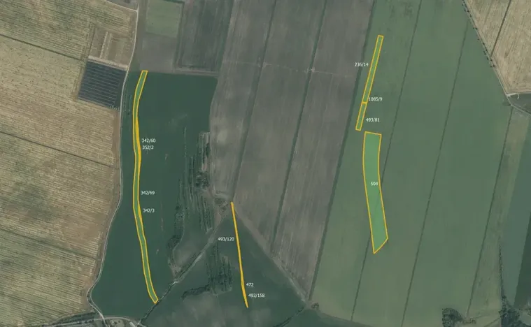 Prodej pole, Žabovřesky nad Ohří, 56857 m2