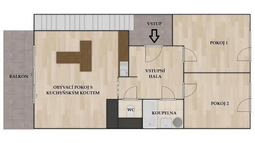 Prodej bytu 3+kk, Česká, 86 m2