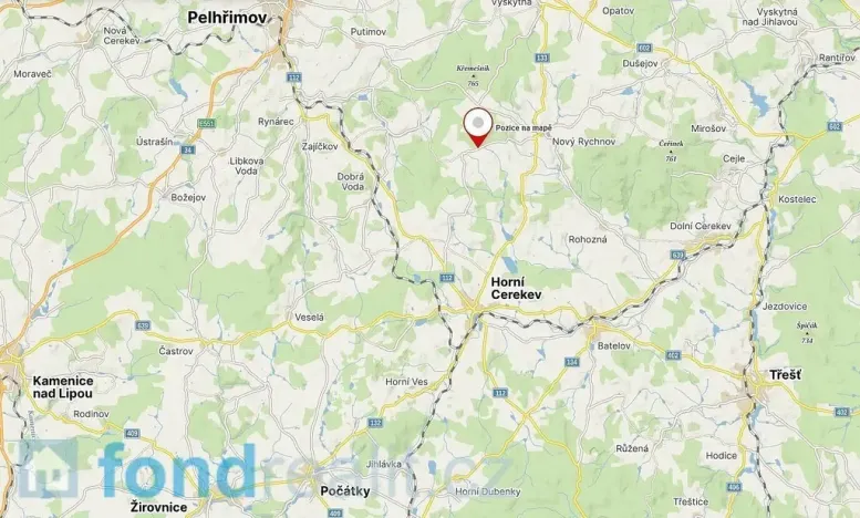 Prodej pozemku, Nový Rychnov - Čejkov, 590 m2