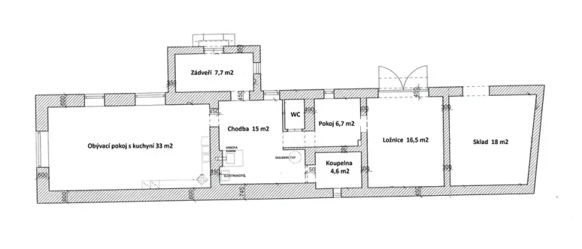 Prodej rodinného domu, Ovčáry, 85 m2
